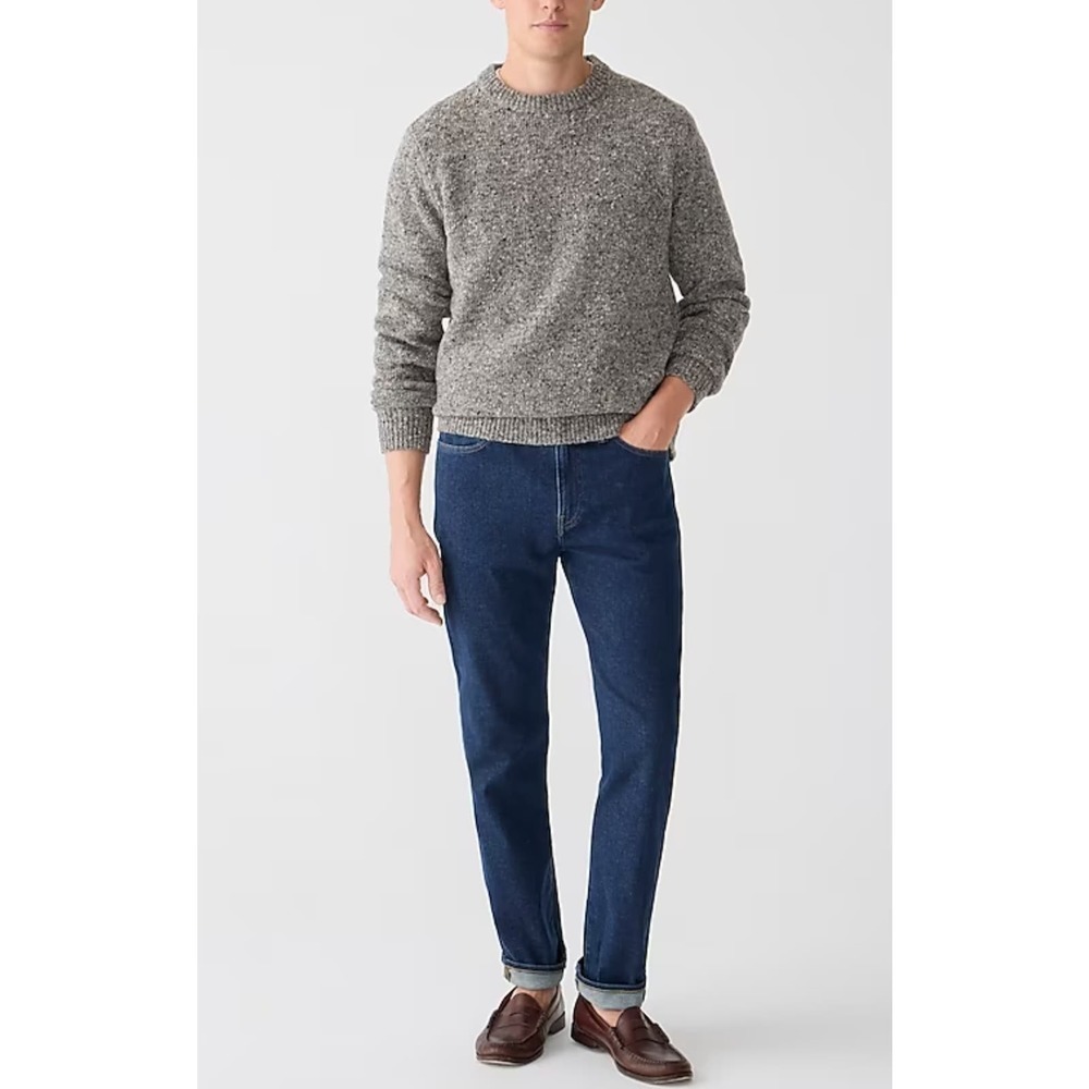 J. Crew Medium Wash Blue Cotton Blend‎ Slim Fit Straight Leg Jeans Size W36 L32